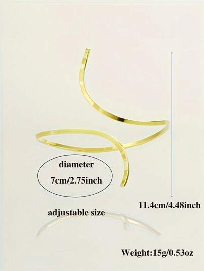 CHOSHILAR 1 قطعة سوار كاحل نسائي قديم الطراز بتصميم شكل S قابل للتعديل بخامة نحاسية ذو تصميم فريد مناسب للارتداء اليومي، مناسب كهدية لعيد الشكر، عيد الأم، عيد المعلم، عيد الحب