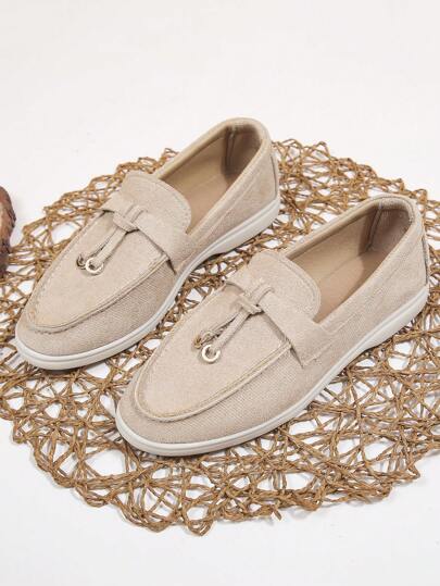 حذاء كاجوال مموسل للسيدات بياقة مرنة, بدون ربط, خفيف الوزن ومريح, متعدد الإستخدامات