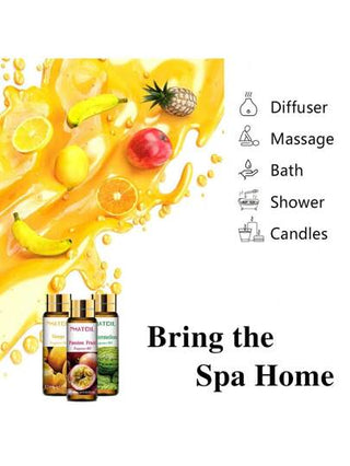 مجموعة زيوت العطور فاتويل 9 قطع بحجم 10مل/0.33 أونصة سائلة، مجموعة زيوت عطرية أساسية لصناعة الصابون والشموع ومبخرات الهواء ومرطبات الجو، للعطور العلاجية - جوز الهند وفانيليا/ العنبر الأبيض/ القهوة/ علكة الفقاعات/ديور/ ملاك/ نرجس أسود/ مغنوليا