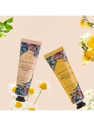 5 حبة مجموعة هدية كريم اليد المعطر - مع زبدة الشيا ، رطوبة لمدة 24 ساعة للأيدي الجافة ، مغذي ومرطب بفيتامين ه- والجليسرين ، خالي من