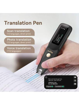 أدوات مكتبية ومدرسية PeriPage 1 قطعة قلم ذا وظائف متعددة PeriPage D2s للترجمة، أكثر احترافية، قلم صغير لتعلم اللغات، التقاط وطباعة، ترجمة 112 لغة لكل منها، يجعل التعلم أسهل