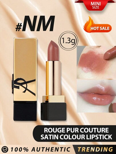 Yves Saint Laurent [حجم صغير] روج بور كوتور أحمر شفاه ساتان #NM 1.3 جرام، طويل الأمد ومرطب، لا يتلاشى. روج بور كوتور قد ثوّر أحمر الشفاه الساتان بصيغة جديدة، وتغليف مميز جديد، ومجموعة ألوان مختارة بعناية. موحد اللون، رعاية نقية، قياسي نقي. يحتوي على 80...