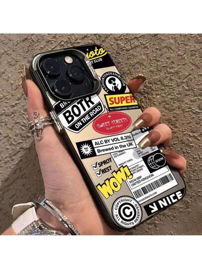 حافظة هاتف مقاومة للصدمات متوافقة مع iPhone 11 12 13 14 11 Pro Max 12 Pro Max 13 Pro Max 14 Pro Max XR 15 15 PRO 15 PRO MAX , Galaxy A05 A15 A25 A35 A55 S23 S24، غطاء شفاف أسود بطباعة عناصر عيد الهالوين والبناء والمناظر الليلية ، مادة IMD