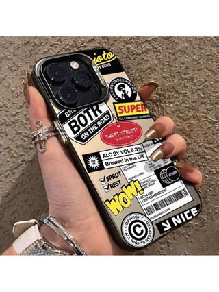 حافظة هاتف مقاومة للصدمات متوافقة مع iPhone 11 12 13 14 11 Pro Max 12 Pro Max 13 Pro Max 14 Pro Max XR 15 15 PRO 15 PRO MAX , Galaxy A05 A15 A25 A35 A55 S23 S24، غطاء شفاف أسود بطباعة عناصر عيد الهالوين والبناء والمناظر الليلية ، مادة IMD