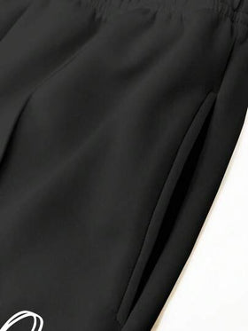 INAWLY 2 قطعة مجموعة توب وبنطلون لون واحد كاجوال للنساء ،أنيقة ومتميزة للارتداء اليومي
