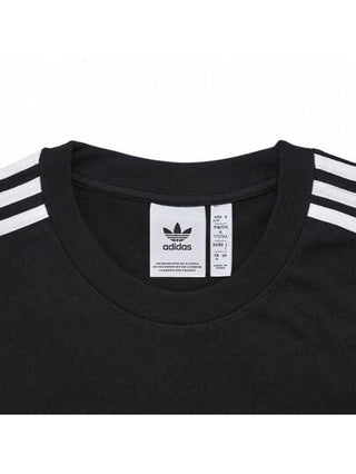 Adidas Originals تي شيرت رجالي واسع الحجم بياقة طاقم بأكمام قصيرة TIZ1832