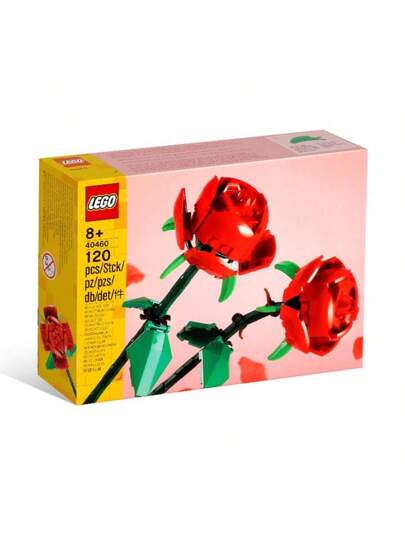 LEGO 40460 طقم بناء وردة أيقونية للأولاد والبنات, هدية عيد الميلاد