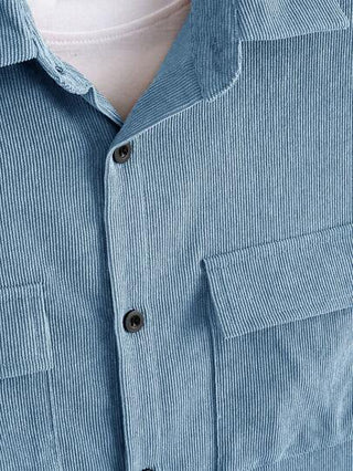 Manfinity Homme قميص كم طويل أحادي اللون، موديلات بسيطة للأزياء غير الرسمية للارتداء اليومي