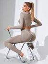 Seamluxe SHEIN Sport مجموعة ملابس رياضية للنساء مناسبة للياقة البدنية والعدو والجيم والنشاطات الرياضية المختلفة