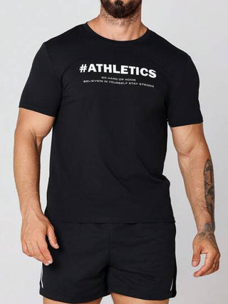 Manfinity Sport Corelite تي شيرت رياضي أنيق بأسلوب صديق للرجال للارتداء اليومي
