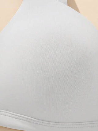 حمالة صدر لاسلكية مريحة بلون سادة بسيط للنساء