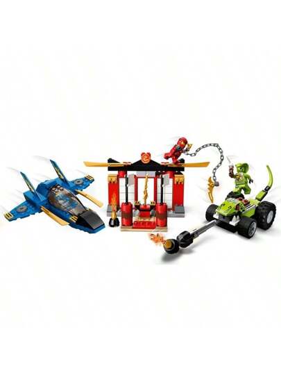 LEGO Ninjago سلسلة 71703 العاصفة مقاتلة المواجهة اللبنات