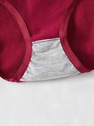 Shein Underwear&Sleepwear Basics 6 قطع من الملابس الداخلية الكاجوال ذات اللون الأحادي البسيطة