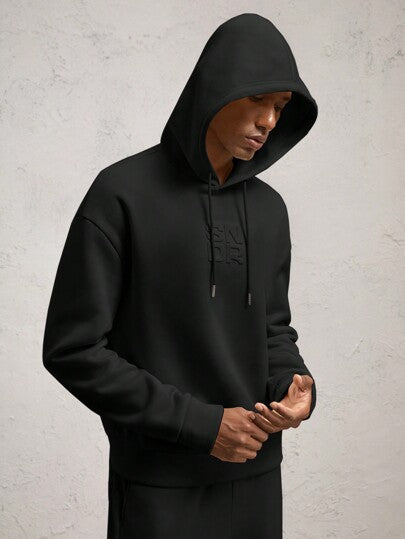AKNOTIC Business Casual بلوفر كاجوال بأكمام طويلة بتصميم كتف متناثر منقوش عليه رموز مطرزة، مناسب للارتداء اليومي في فصل الخريف والشتاء، بلون المشمش