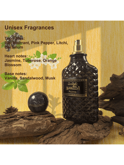 عطر100 مل 3.4 أونصة سائلة، عطر عود المسقط دبي، عطر عربي للرجال، عطر فاخر وشامل لمياه الكولونيا، عطر أنيق وذو أثر طويل للمواعدة والاستخدام اليومي والعمل والرياضة - هدية مثالية