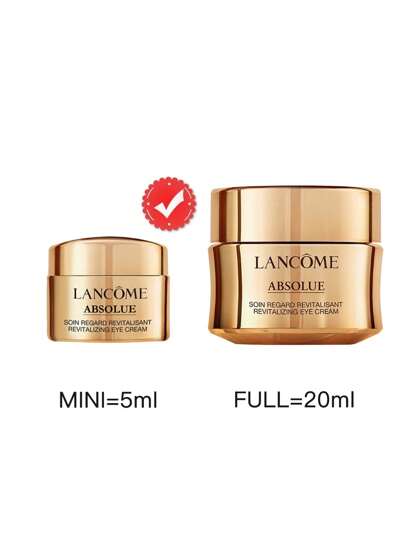 Lancôme كريم عيون لانكوم [ميني] أبسولوت مجدد - 5مل | مخفف للتجاعيد ومنعم. | كريم عيون فاخر مضاد للشيخوخة يساعد على تحسين 6 مظاهر منطقة العين بشكل ملحوظ؛ بما في ذلك علامات التعب حول العيون والتجاعيد والأكياس تحت العينين.