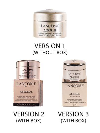 Lancôme كريم عيون لانكوم [ميني] أبسولوت مجدد - 5مل | مخفف للتجاعيد ومنعم. | كريم عيون فاخر مضاد للشيخوخة يساعد على تحسين 6 مظاهر منطقة العين بشكل ملحوظ؛ بما في ذلك علامات التعب حول العيون والتجاعيد والأكياس تحت العينين.