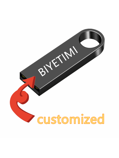 محرك فلاش USB قابل للتخصيص بشعار جديد، سعة 64 جيجابايت،محرك فلاش 32 جيجابايت،محرك فلاش 128 جيجابايت، قرص معدني USB 2.0، هدية، طباعة بالليزر