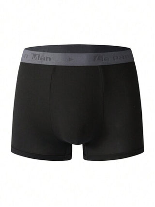 Manfinity Underwear&Sleepwear Basics 3 حزمة سروال داخلي للرجال مع خصر بتباين البنية السيطة