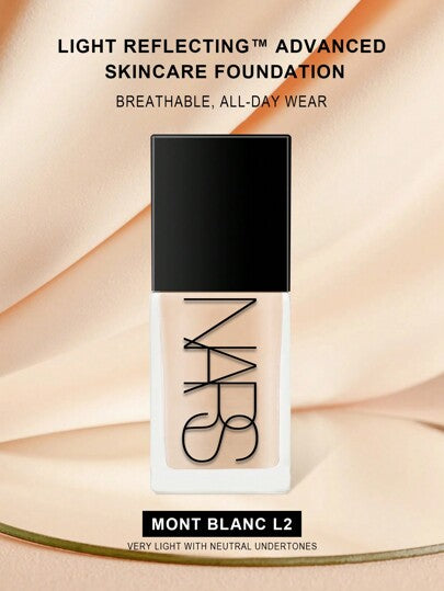 Nars أساس نارس المضيء - مكياج متطور - أساس هجين للعناية بالبشرة - 30 مل/1 أونصة سائلة. #-فاتح 2