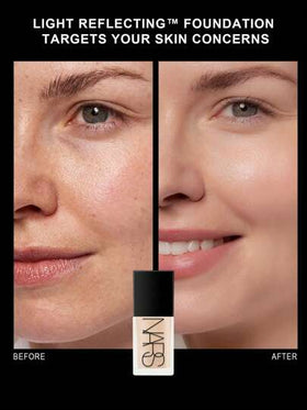 Nars أساس نارس المضيء - مكياج متطور - أساس هجين للعناية بالبشرة - 30 مل/1 أونصة سائلة. #-فاتح 2