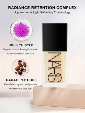 Nars أساس مرطب يعكس الضوء - ماكياج متقدم - أساس هجين للعناية بالبشرة - 30مل/1 أونصة سائلة. جوبي - فاتح 3