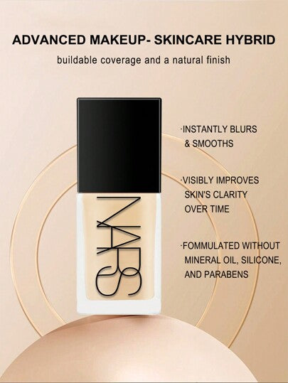 Nars أساس مرطب يعكس الضوء - ماكياج متقدم - أساس هجين للعناية بالبشرة - 30مل/1 أونصة سائلة. جوبي - فاتح 3