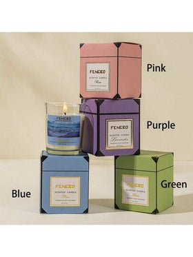 1 قطعة شمعة معطرة بزجاج، بدون دخان ، شمع صويا معطر ، هدية، عطر عثير ، شمعة بزجاج لأسلوب انستجرام ، للتنفيس من الضغوط ، ديكور المنزل ، الخريف ، الأعياد ، الشتاء