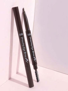 ETUDE قلم حواجب 0.25 جرام/0.01 أونصة رقم 5 رمادي، لون دائم، يخلق مكياج حواجب طبيعي وناعم للاستخدام اليومي، مستحضرات تجميل كورية، طقم هدايا