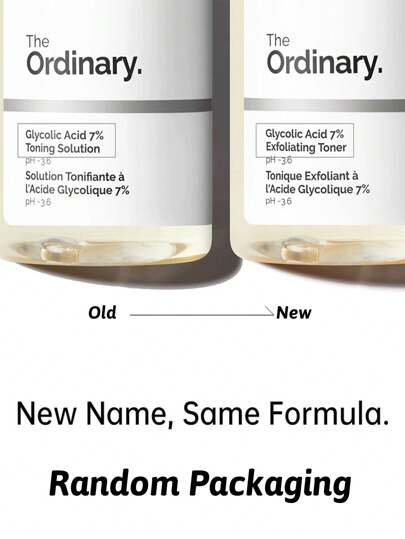 The Ordinary محلول تلطيف عادي بحمض الجليكوليك 7%، تقشير واإزالة الخلايا الميتة، تحسن ملمس البشرة، تصميم قطارة، لون برتقالي ذهبي خفيف، منعش وخاٍل من الزيوت، تصميم قطارة، لون برتقالي ذهبي خفيف، منعش وخاٍل من الزيوت