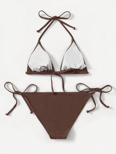 Swim Basics بكيني أشكال صلبة لفصل الصيف، أصباغ الشاطئ، إجازة