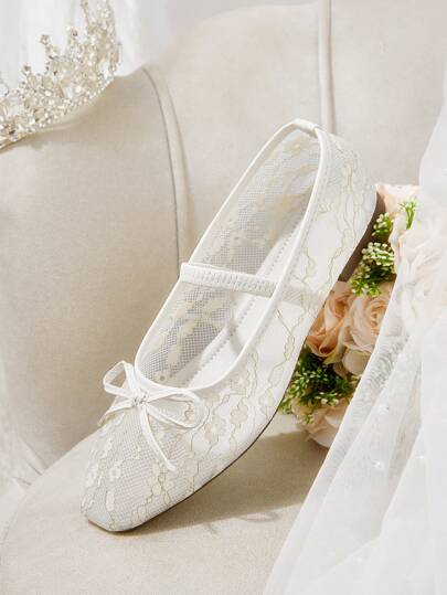 CUCCOO HITCHD أحذية مسطحة أنيقة للنساء مزينة بالفيونكة