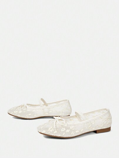 CUCCOO HITCHD أحذية مسطحة أنيقة للنساء مزينة بالفيونكة