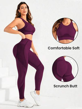 SHEIN Core Rhythm مجموعة رياضية من قطعتين (ملابس علوية قطنية بلا أكمام وشورت) بخامة مرنة وناعمة، أبيض للمرأة