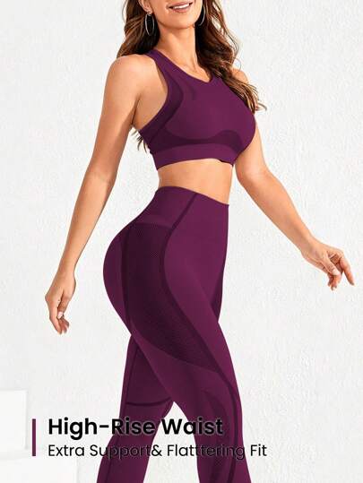 SHEIN Core Rhythm مجموعة رياضية من قطعتين (ملابس علوية قطنية بلا أكمام وشورت) بخامة مرنة وناعمة، أبيض للمرأة