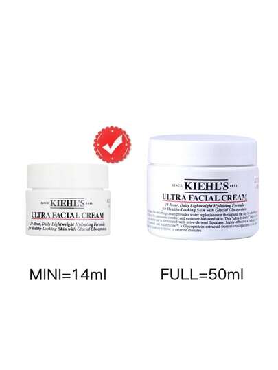 Kiehl's كريم الوجه كيهلز [ميني] منذ عام 1851 بكمية 14مل، يوفر ترطيبًا فوريًا وطويل المدى لمدة 24 ساعة لبشرة ناعمة وصحية. يوازن حتى أكثر مناطق البشرة جفافًا