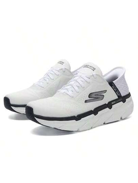 Skechers أحذية جري خفيفة الوزن مبطنة، أحذية رياضة جري على الطرق سهلة الارتداء 220313-WBK