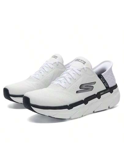 Skechers أحذية جري خفيفة الوزن مبطنة، أحذية رياضة جري على الطرق سهلة الارتداء 220313-WBK