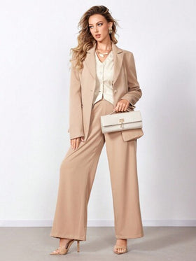 SHEIN SXY حقيبة يد للنساء ، حقيبة منسوجة ، أنيقة ، بسيطة ، أنيقة ، متعددة الاستخدامات ، كلاسيكية ، ذهبية اللون مناسبة للاستخدام اليومي ، للتنقل ، للعمل ، للمواعدة ، للتسوق ، لحفلات الشاي بعد الظهر ، للحفلات ، للسهرات ، للمناسبات الخاصة