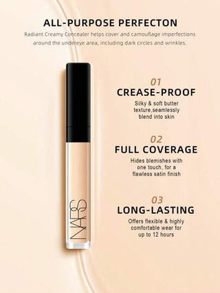 Nars خافي عيوب كريمي مشرق #كستناء 0.22 أوقية/6مل