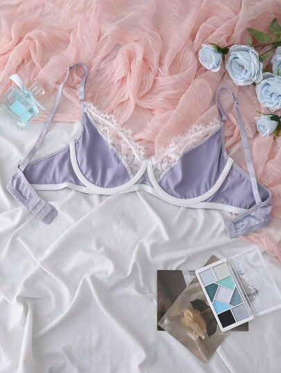 PetitDoll ملابس داخلية نسائية كاجوال بسيطة من الدانتيل، لارتداء اليومي