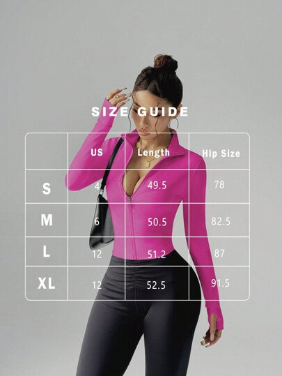 FWH ملابس رياضية للنساء للياقة البدنية والتمارين اليوغا والركض والأنشطة الخارجية والتنقلات والمواعدة، مصنوعة من خامات مرنة ومريحة، بتصميم مشكل للظهر والبطن، جاكيت للياقة والرشاقة بسحاب، مصمم بأناقة عصرية ومظهر أنيق وجميل.