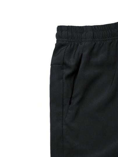 Manfinity Sport Corelite شورتات رياضية يومية خفيفة، خصر بحبل خصر مرسوم عليها رأس ثور، ملائمة للياقة البدنية