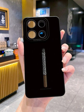 غطاء وقائي صدمات لهاتف محمول مع لصاقة "ممنوع التدخين" متوافق مع و Galaxy و Infinix و Redmi و OPPO و VIVO و Realme قطعة واحدة