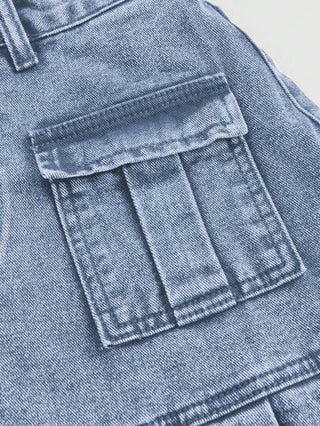 ROMWE Grunge Punk تنورة جينز قصيرة مموجة محبوكة بتصميم متقشف وتمزق كلاسيكي بطراز الشارع المهلهل لربيع/صيف النساء