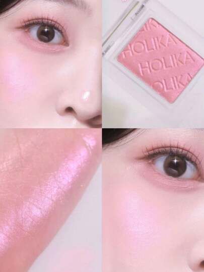 HOLIKA HOLIKA لوحة ظلال العيون المفضلة لدي 56 HYPER PINK | ظلال عين أحادية | درجات رمادية محايدة ناعمة، صبغة طويلة الأمد، لامعة، تأثير مائي | لوحة ظلال العيون متعددة الاستخدامات مناسبة للجميع، مكياج كوري، 1.8 جرام/0.06 أونصة