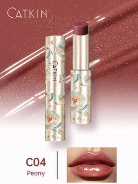 CATKIN أحمر شفاه مرطب لامع من كاتكين، خفيف الوزن، مرطب، لامع، غير لزج، 3.4 جرام، C04 بيوني