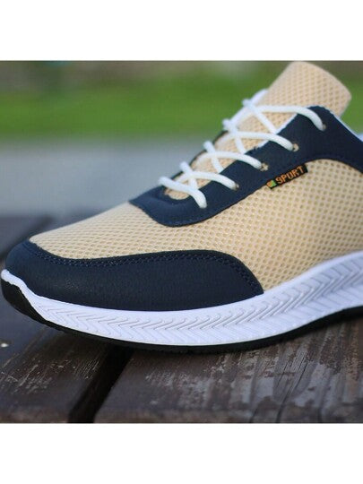 حذاء رياضي رجالي جديد لربيع/صيف 2026 من شبكة تنفس، أحذية رياضية خفيفة الوزن مقاومة للروائح الكريهة، أحذية جري من قماش شبكي متعددة الاستخدامات، أحذية سفر ذات قاع ناعم
