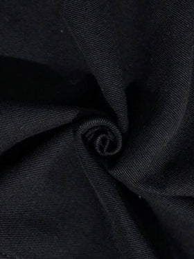 Manfinity Homme سترات عمل واسعة بحمالات سوداء قماش جينز للرجال للاستخدام اليومي