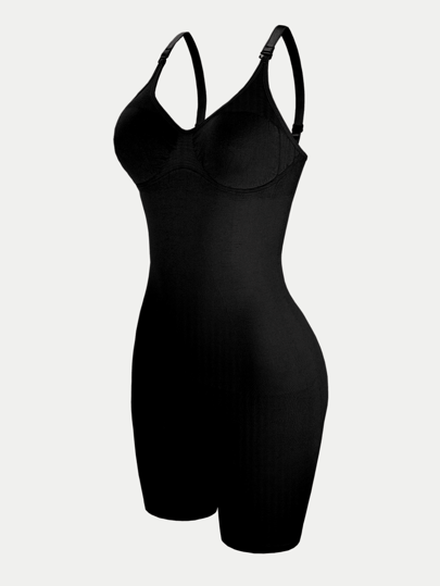 SHEIN رومبير إلتفافية شكل مناسب وشفافة ذات لون أحادي للنساء